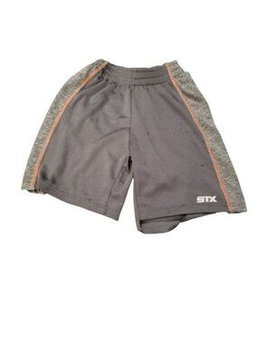 STX Boys Gray Elastic Waist Drawstring Athletic Basketball Shorts Size 3T